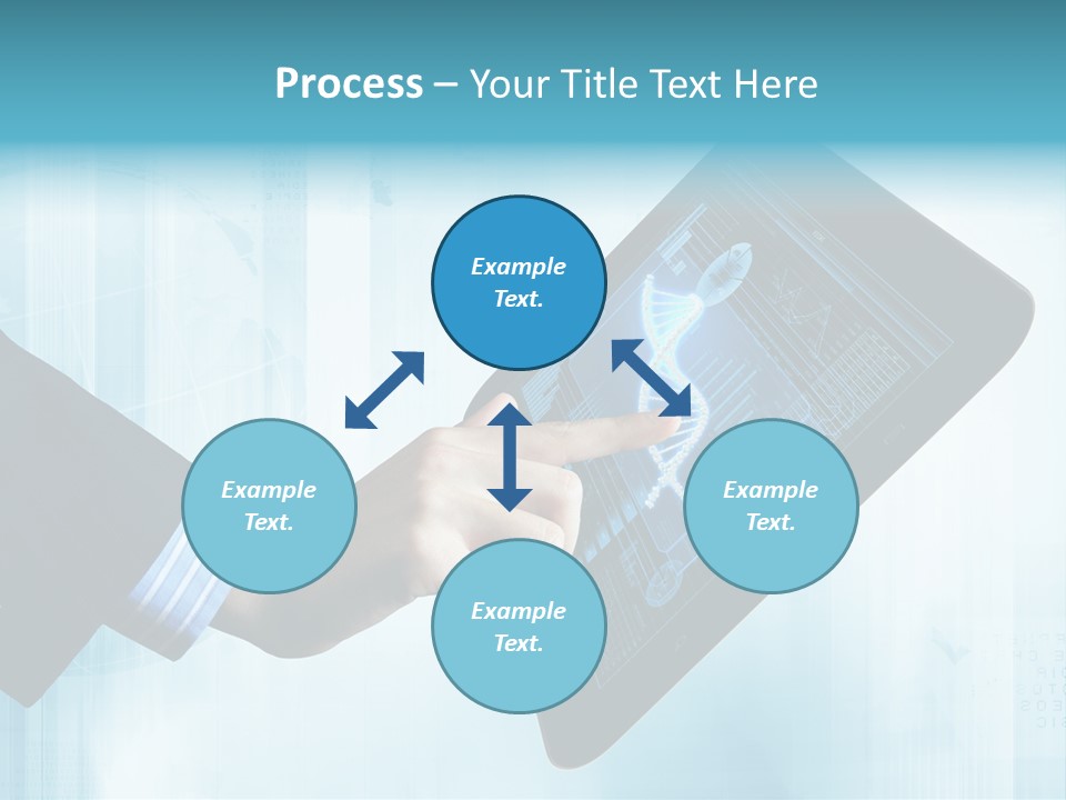 Gadget Microscopic Defocused PowerPoint Template