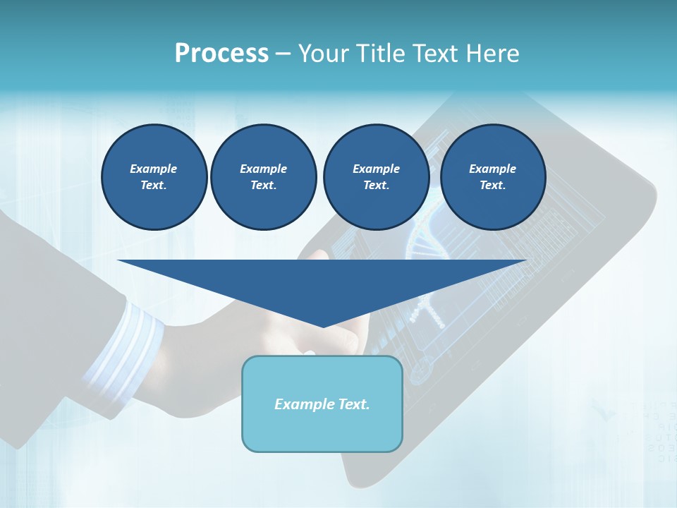 Gadget Microscopic Defocused PowerPoint Template