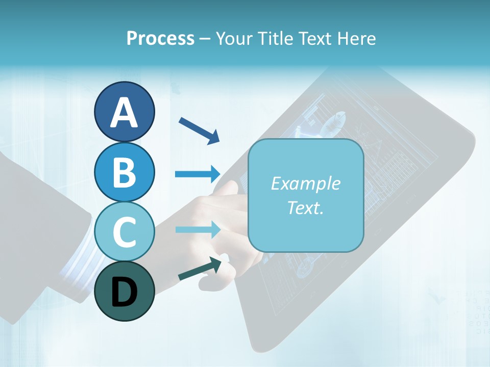 Gadget Microscopic Defocused PowerPoint Template