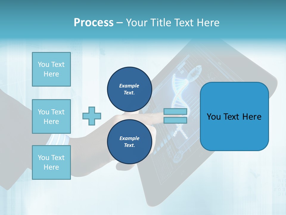 Gadget Microscopic Defocused PowerPoint Template