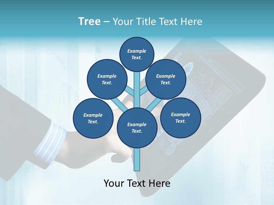 Gadget Microscopic Defocused PowerPoint Template