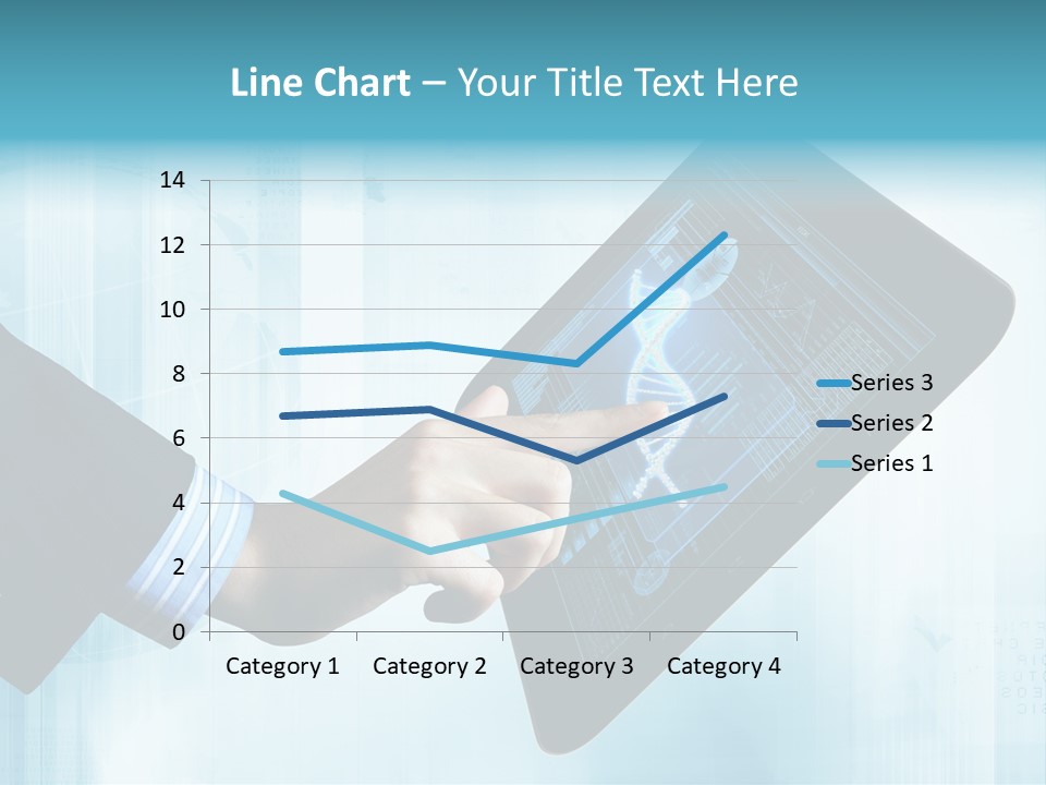 Gadget Microscopic Defocused PowerPoint Template