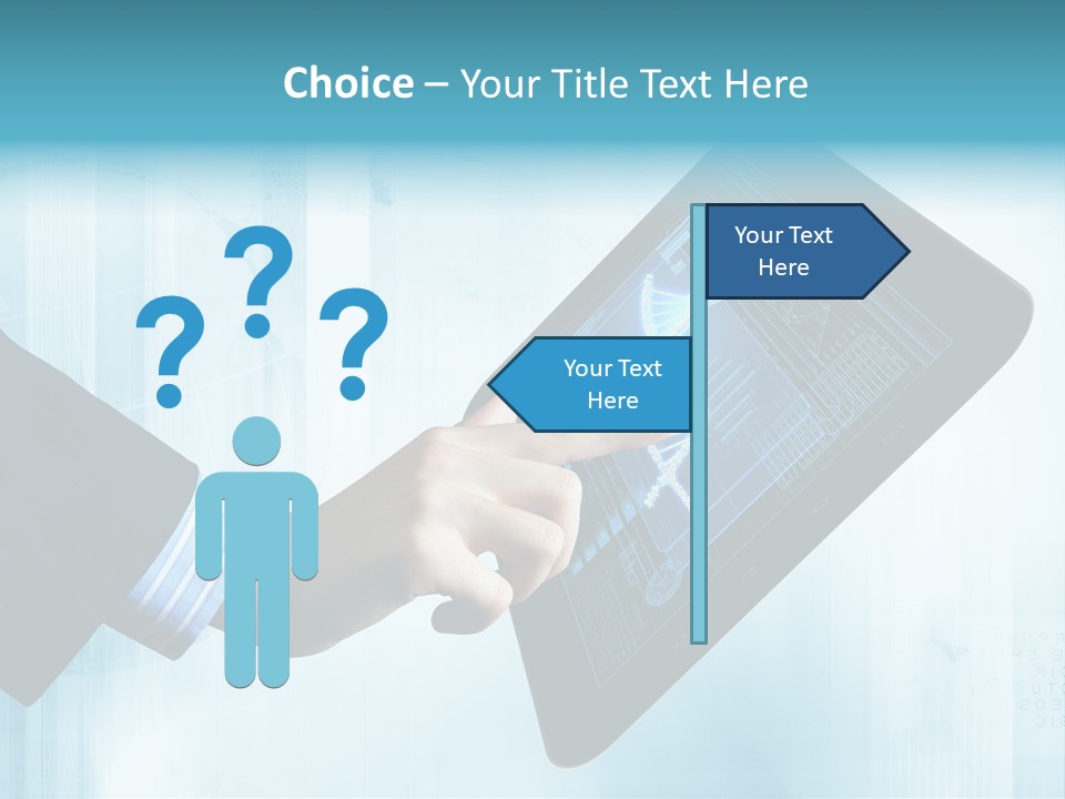 Gadget Microscopic Defocused PowerPoint Template