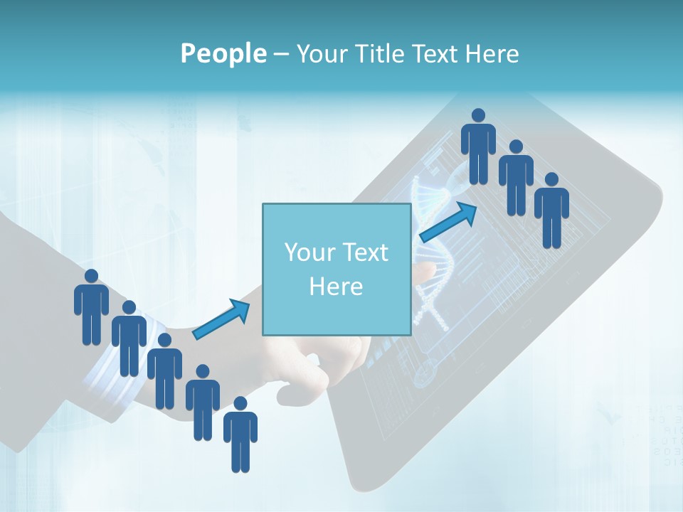 Gadget Microscopic Defocused PowerPoint Template