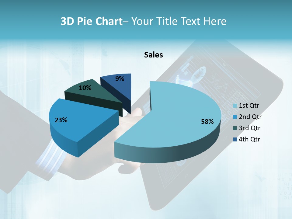 Gadget Microscopic Defocused PowerPoint Template