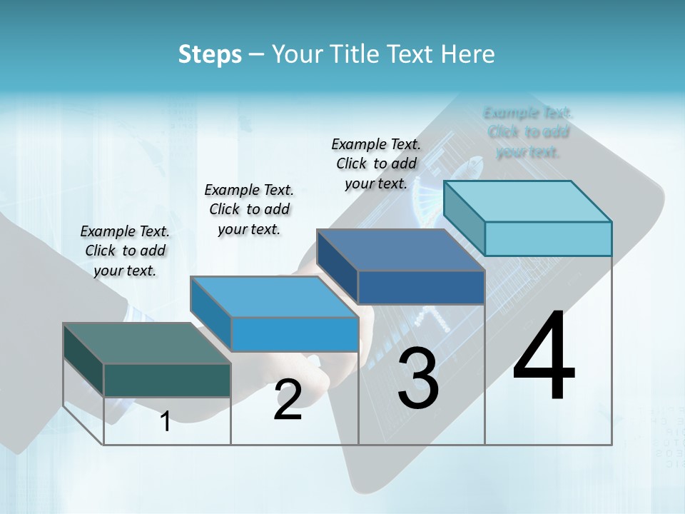 Gadget Microscopic Defocused PowerPoint Template