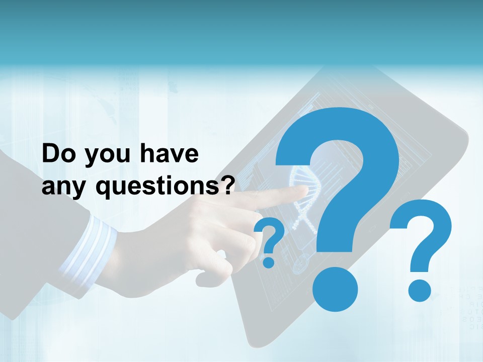 Gadget Microscopic Defocused PowerPoint Template