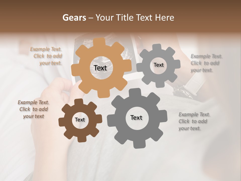 Scan Mother Looking PowerPoint Template