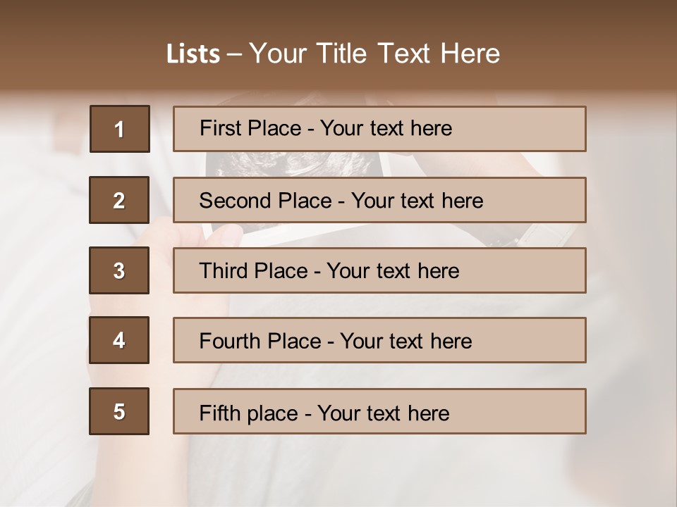 Scan Mother Looking PowerPoint Template