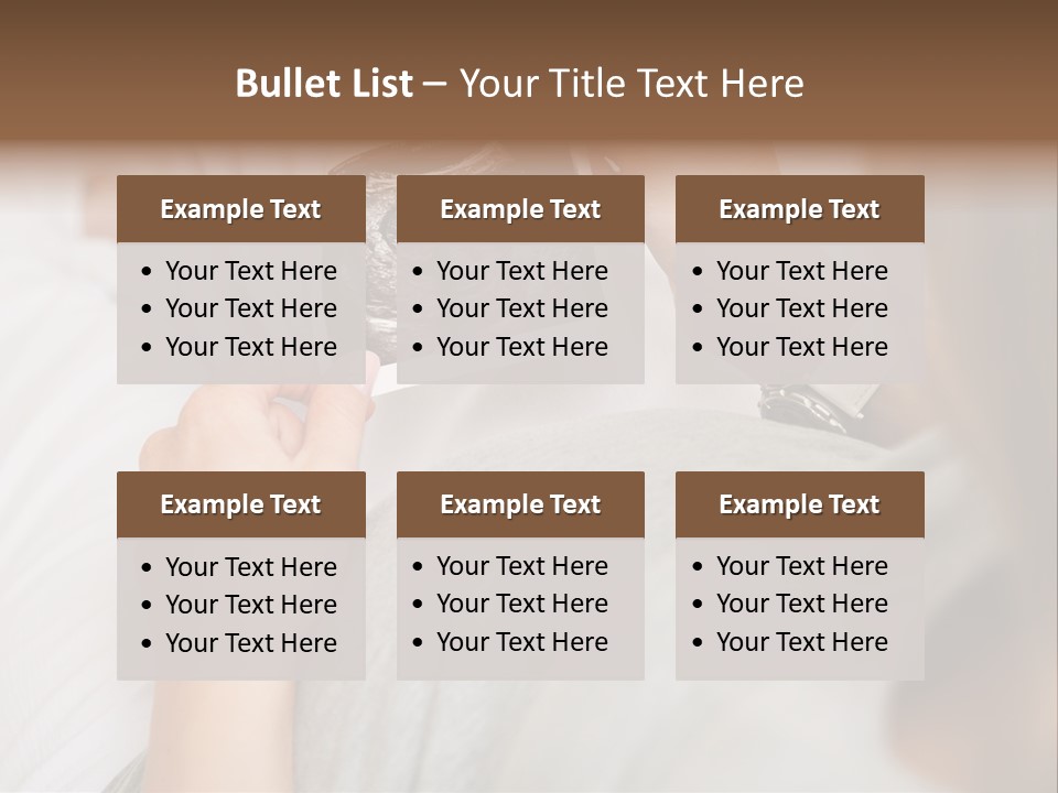 Scan Mother Looking PowerPoint Template
