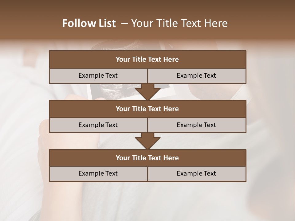 Scan Mother Looking PowerPoint Template