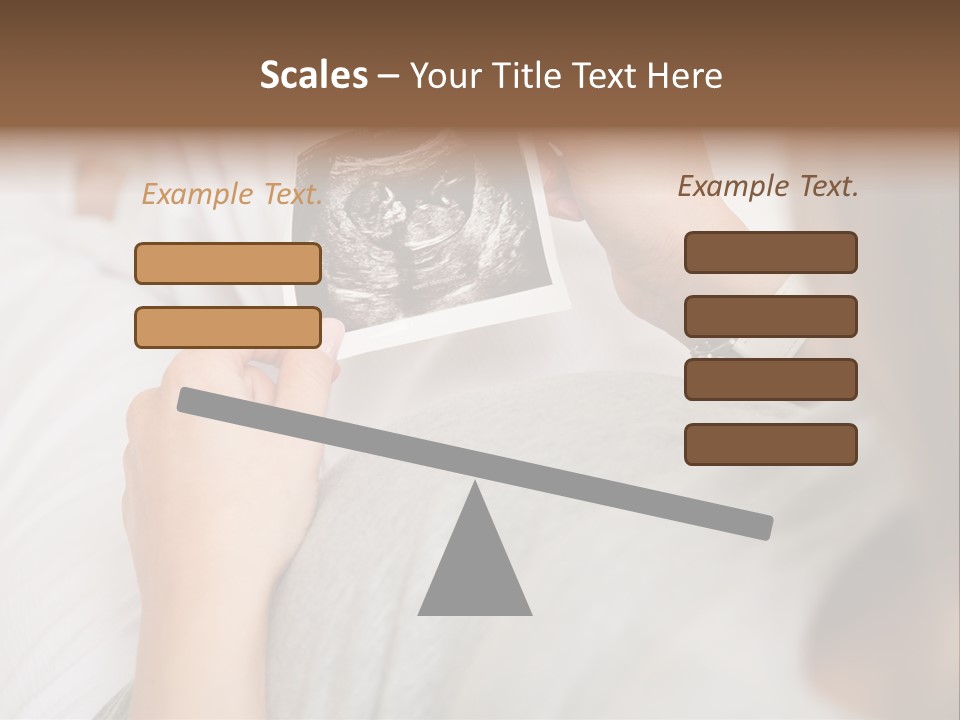 Scan Mother Looking PowerPoint Template