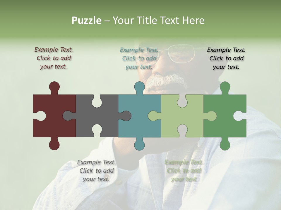 Camera Black One Person PowerPoint Template