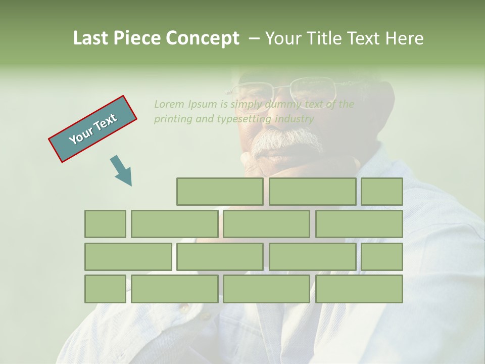 Camera Black One Person PowerPoint Template