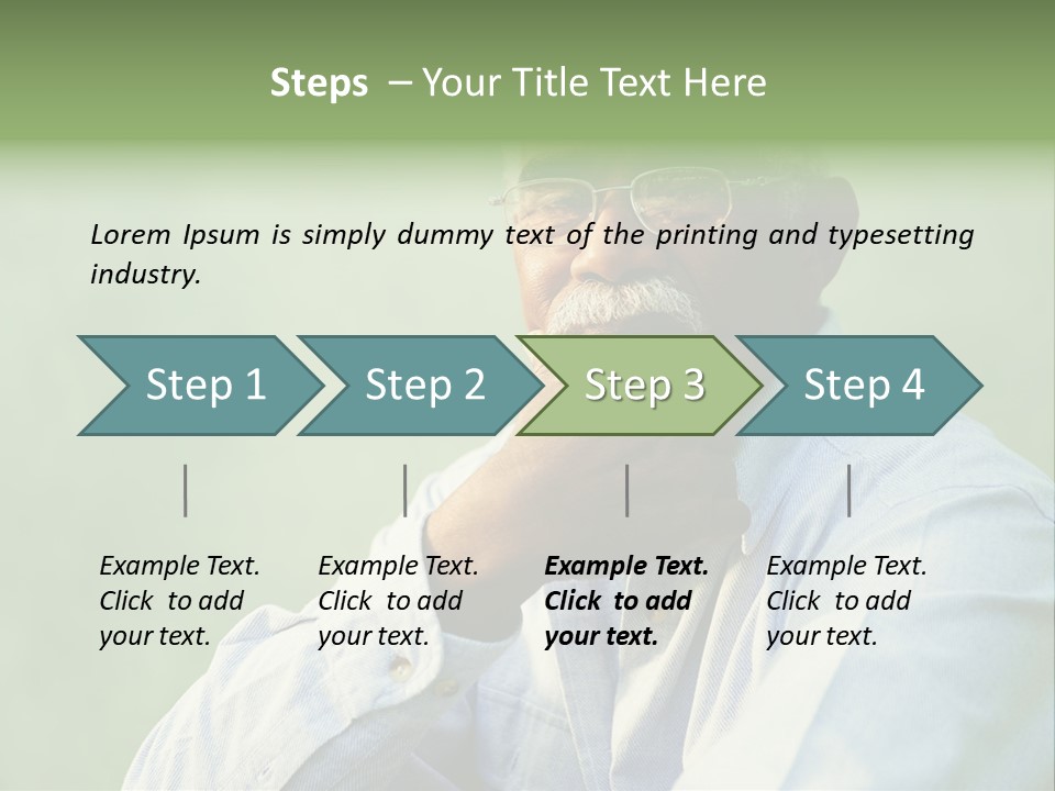 Camera Black One Person PowerPoint Template