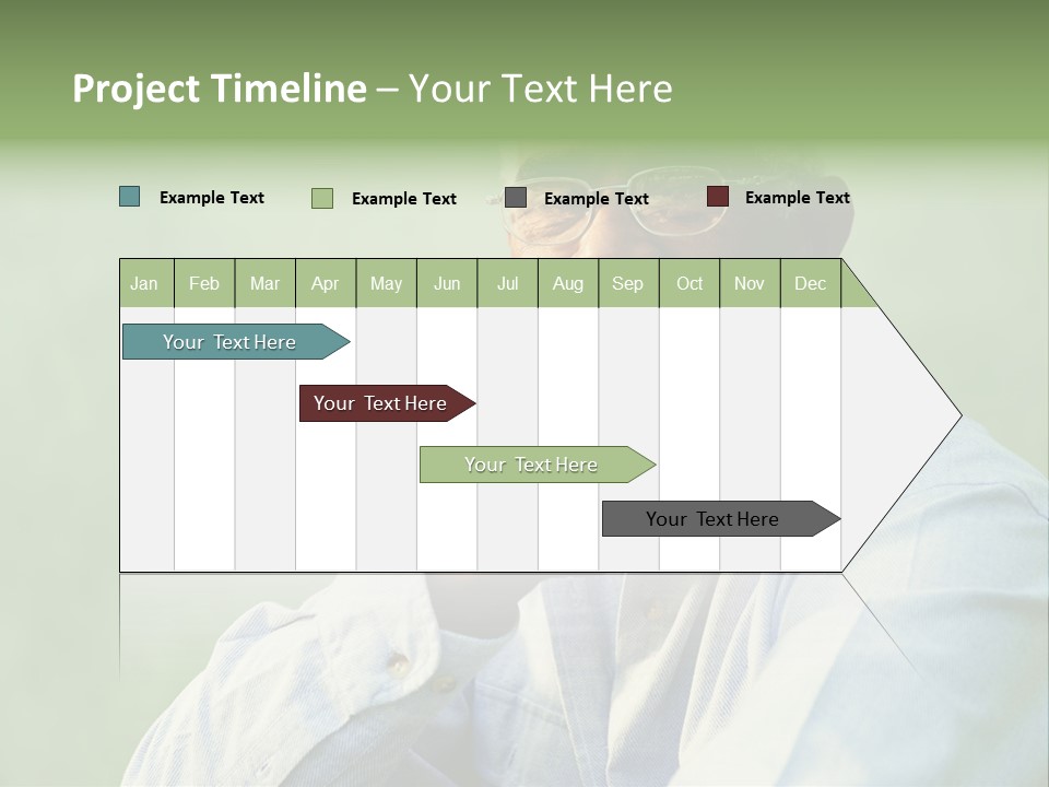 Camera Black One Person PowerPoint Template