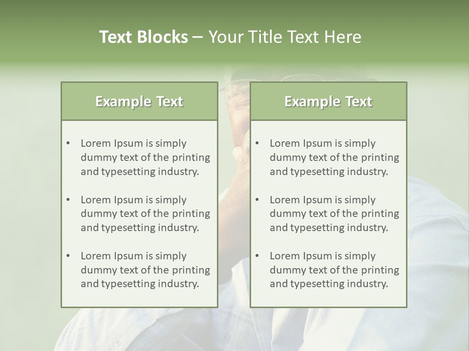 Camera Black One Person PowerPoint Template