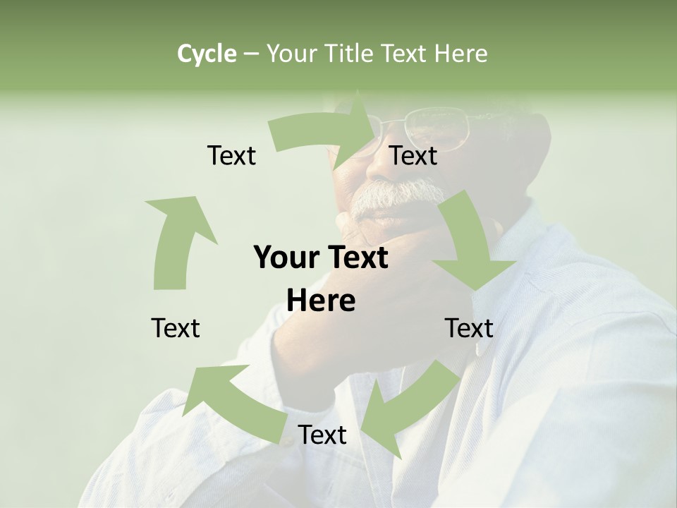 Camera Black One Person PowerPoint Template