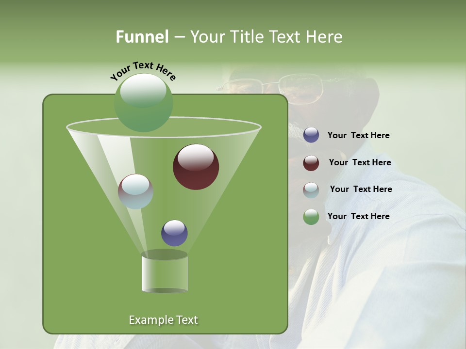 Camera Black One Person PowerPoint Template