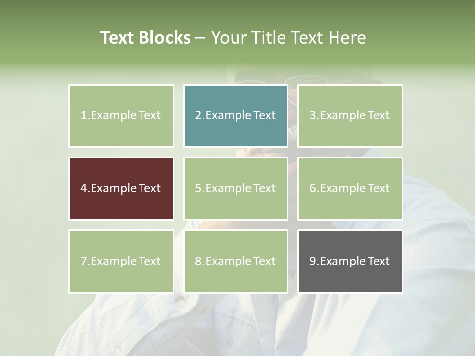 Camera Black One Person PowerPoint Template