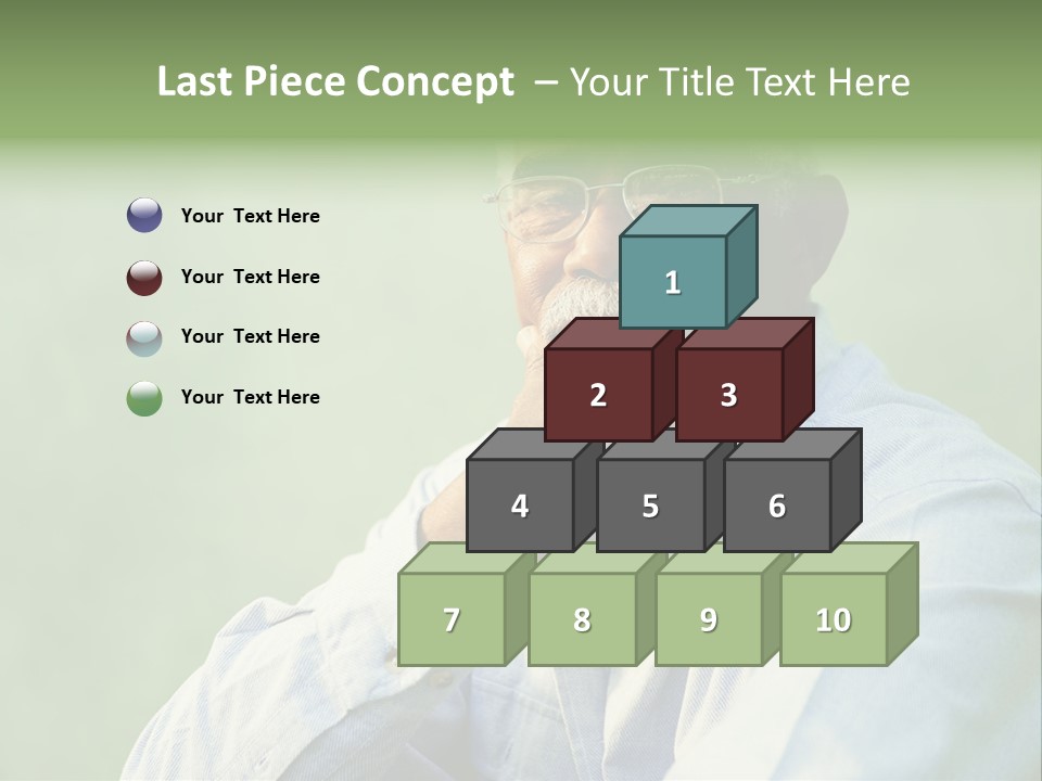 Camera Black One Person PowerPoint Template