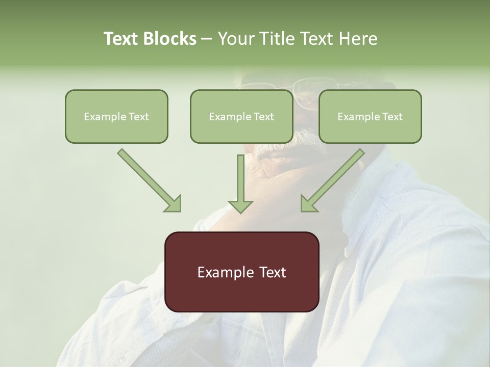 Camera Black One Person PowerPoint Template