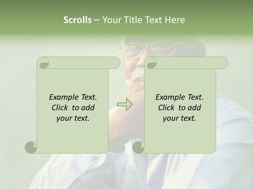 Camera Black One Person PowerPoint Template