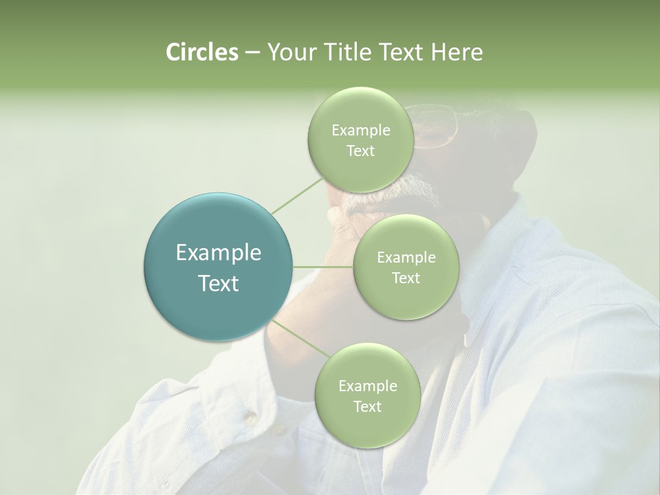 Camera Black One Person PowerPoint Template