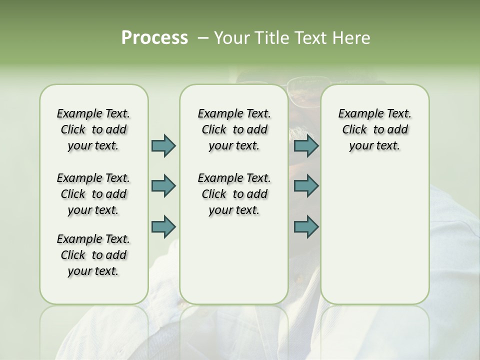 Camera Black One Person PowerPoint Template