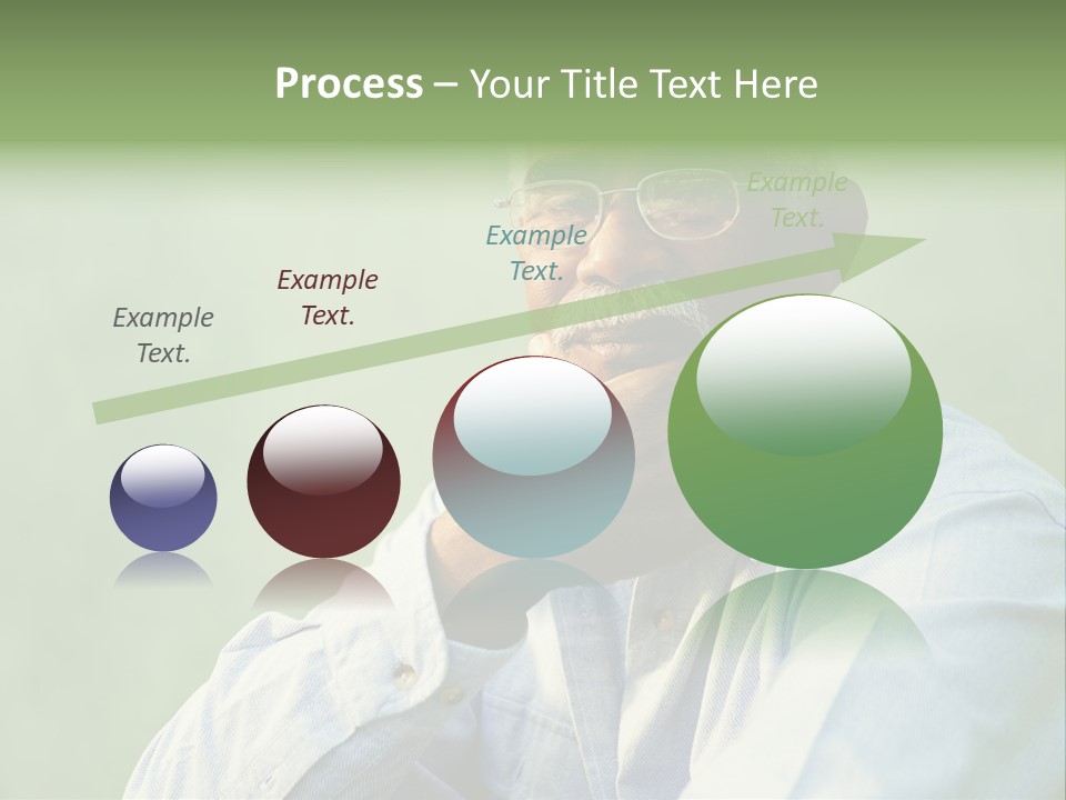 Camera Black One Person PowerPoint Template