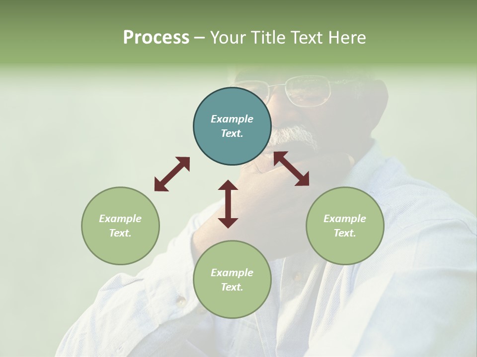 Camera Black One Person PowerPoint Template