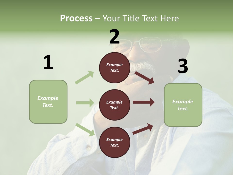 Camera Black One Person PowerPoint Template