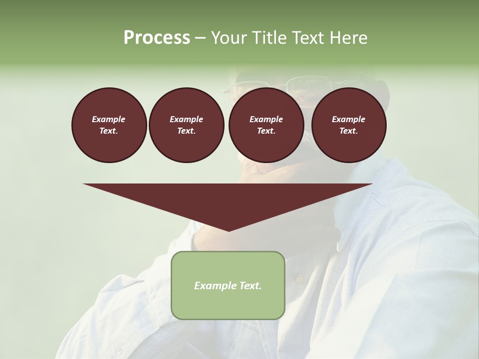 Camera Black One Person PowerPoint Template