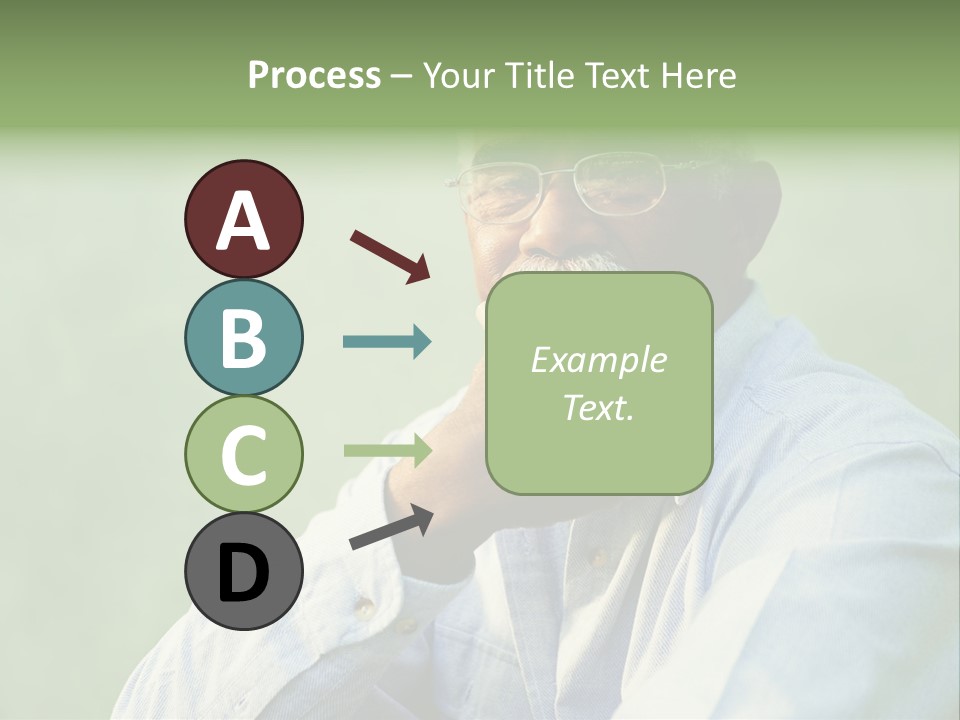 Camera Black One Person PowerPoint Template