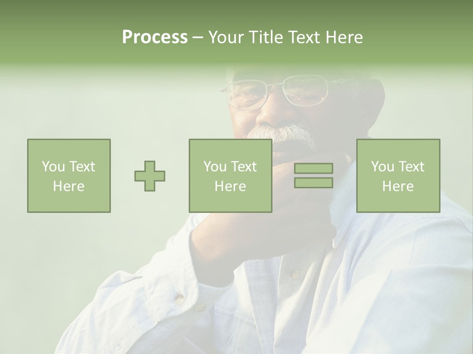 Camera Black One Person PowerPoint Template