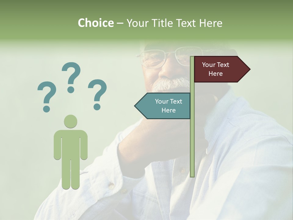 Camera Black One Person PowerPoint Template