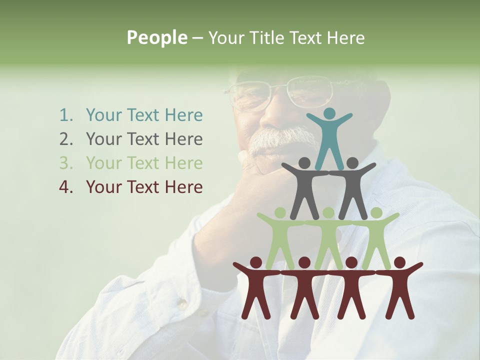 Camera Black One Person PowerPoint Template