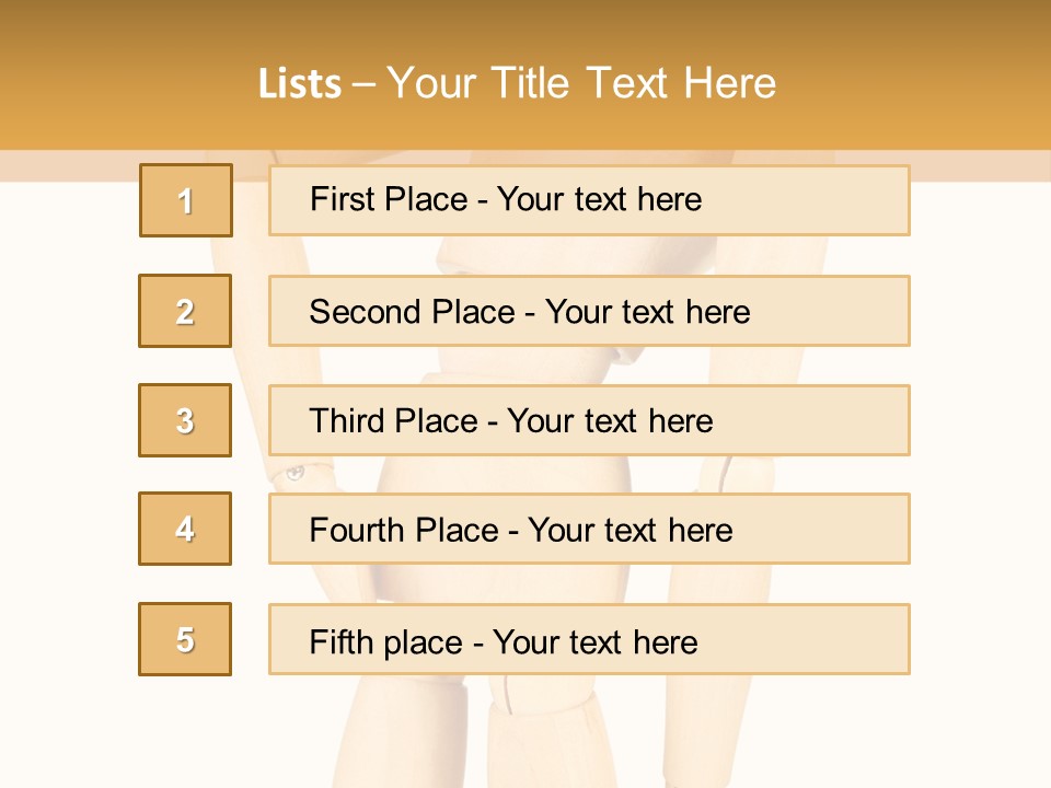Health Isolated Statue PowerPoint Template