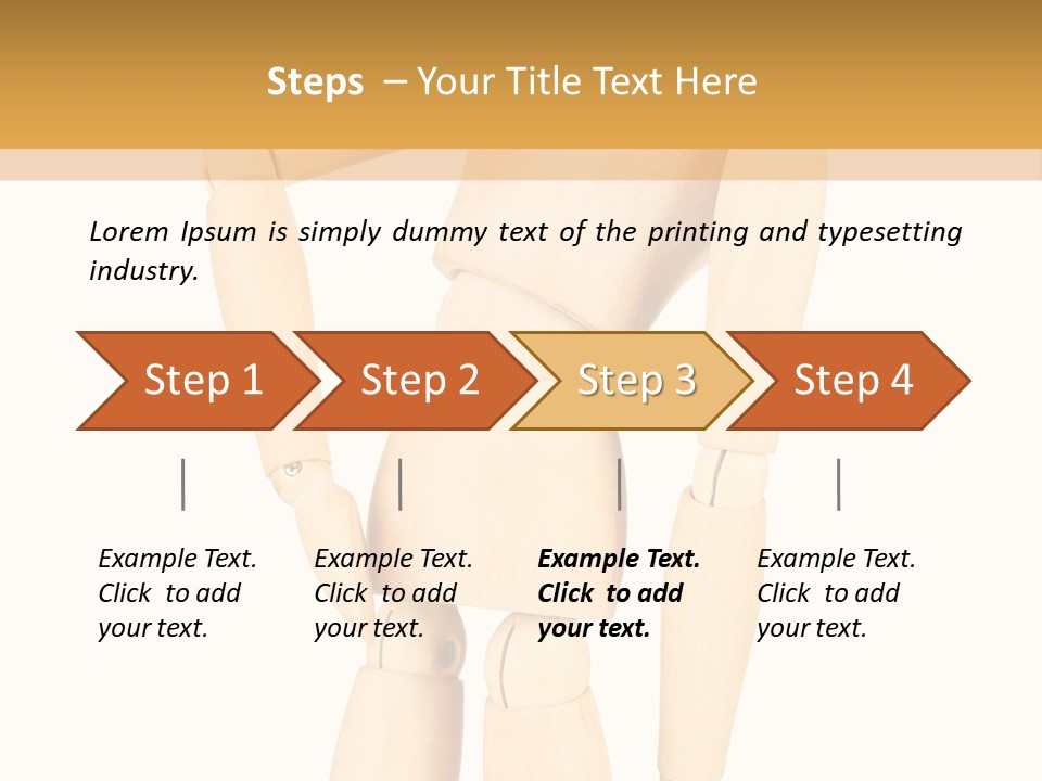 Health Isolated Statue PowerPoint Template
