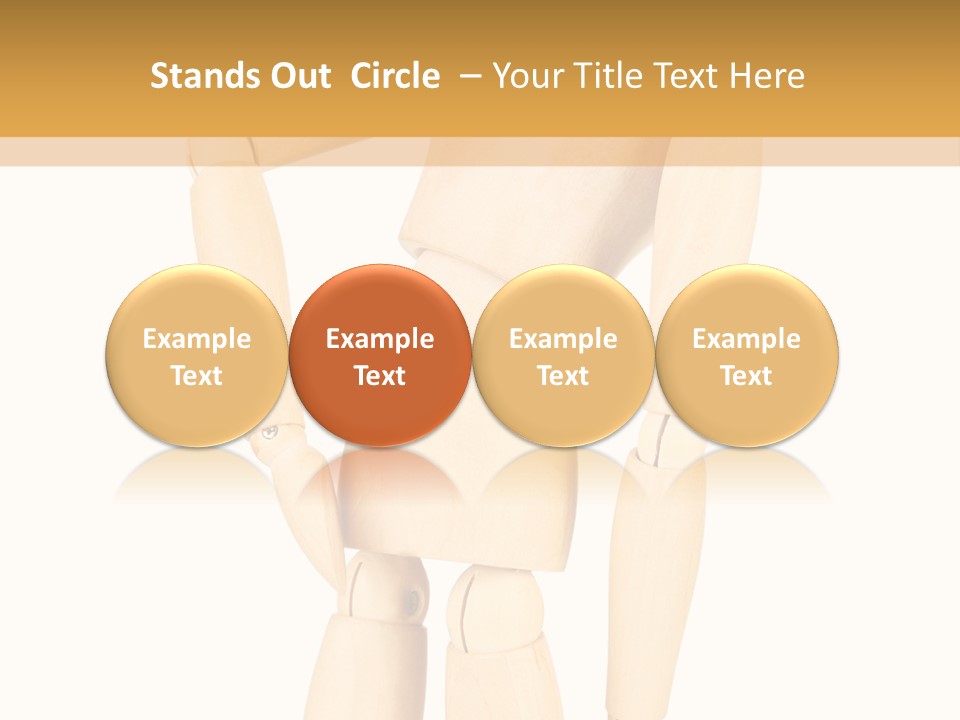 Health Isolated Statue PowerPoint Template