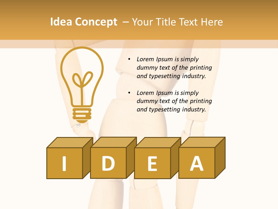 Health Isolated Statue PowerPoint Template