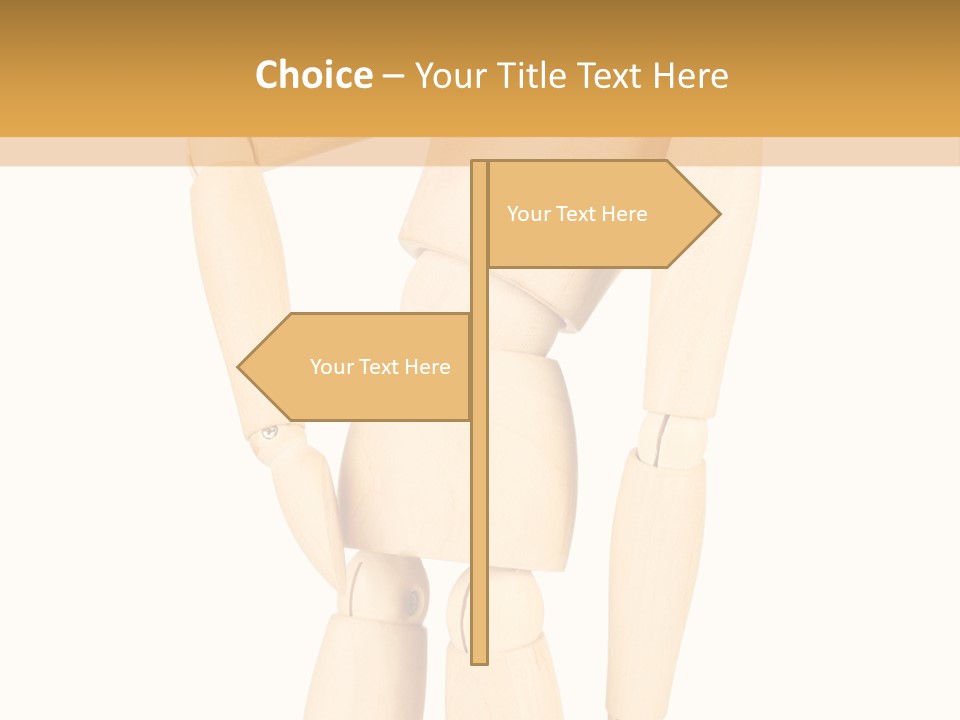 Health Isolated Statue PowerPoint Template