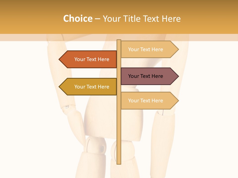 Health Isolated Statue PowerPoint Template