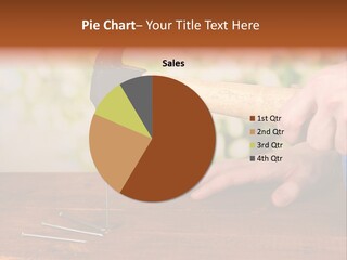 Repairman Nail Working PowerPoint Template