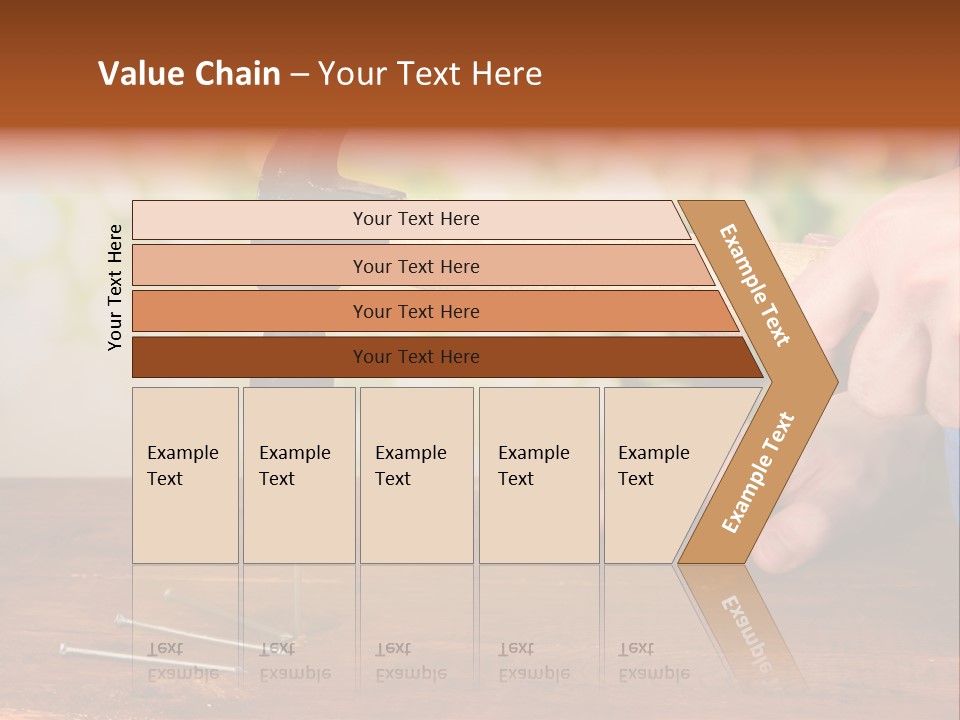 Repairman Nail Working PowerPoint Template