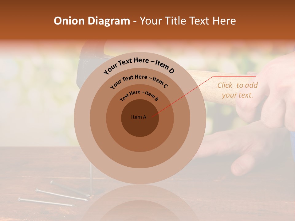 Repairman Nail Working PowerPoint Template
