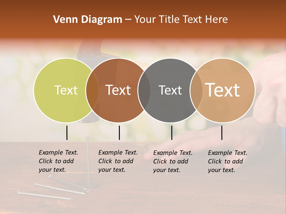 Repairman Nail Working PowerPoint Template