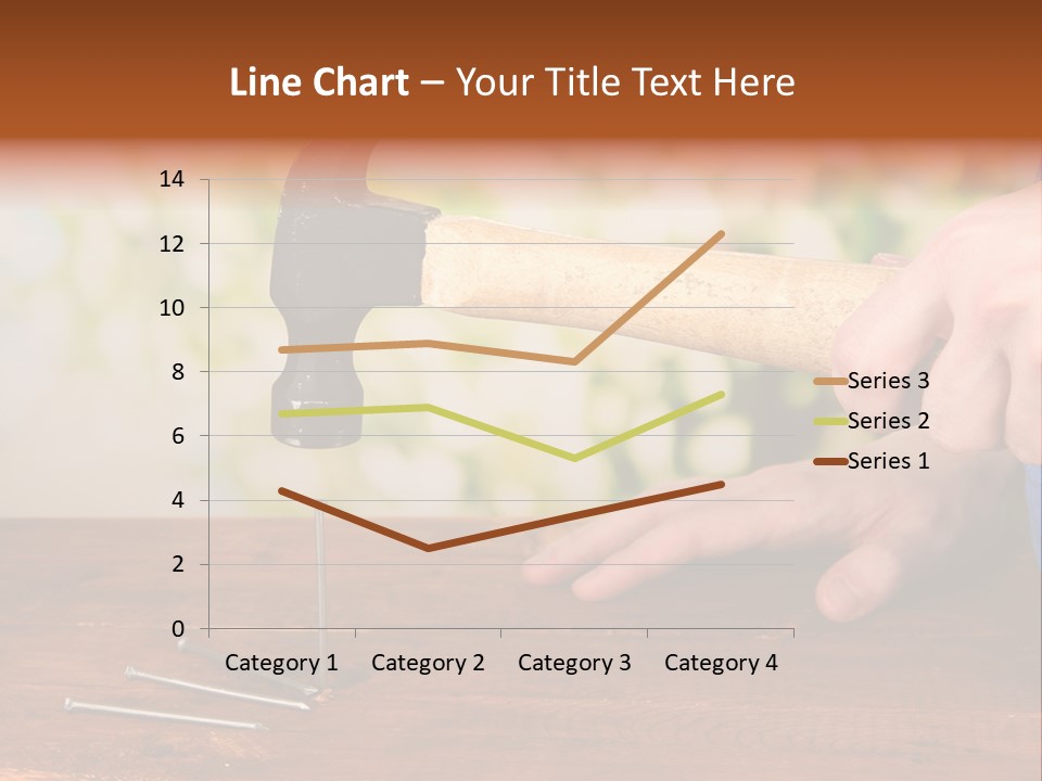 Repairman Nail Working PowerPoint Template