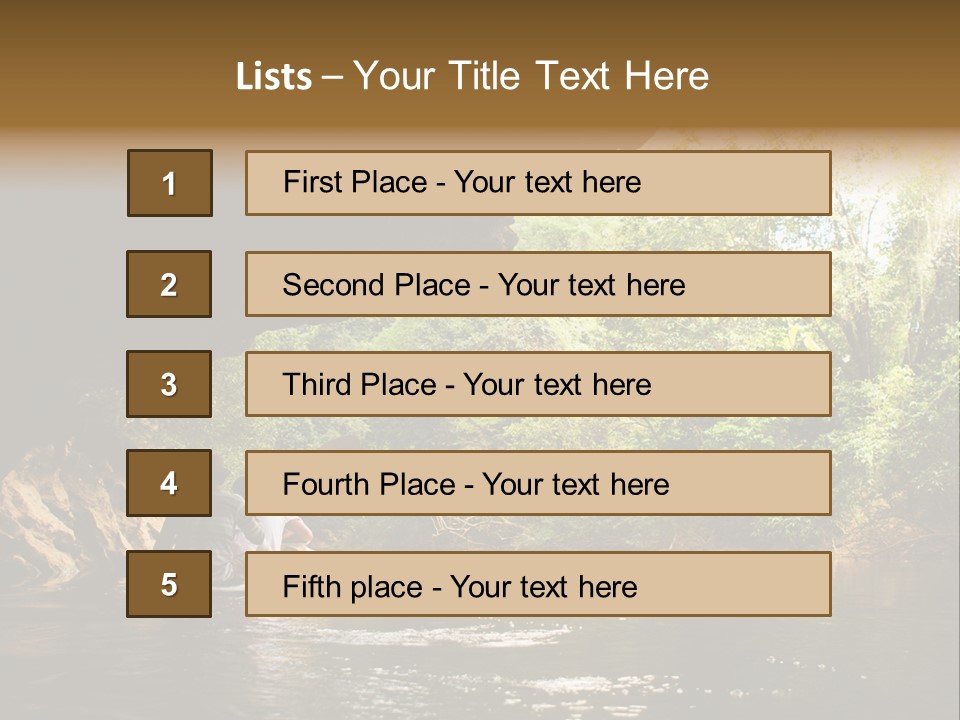 Sport Outdoor Nature PowerPoint Template