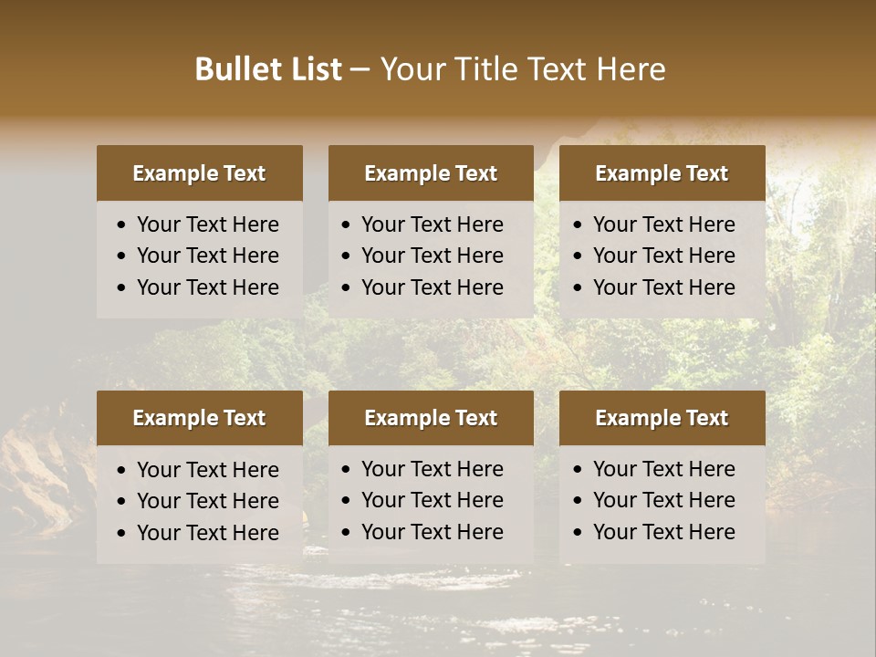 Sport Outdoor Nature PowerPoint Template